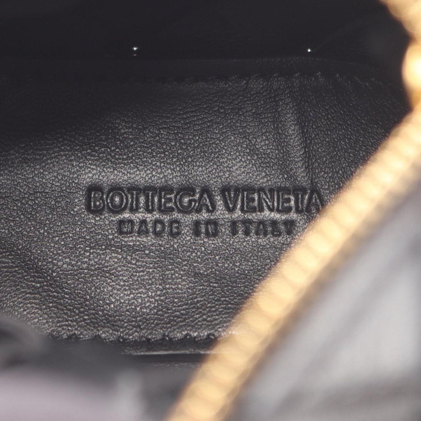 Bottega Veneta Shoulder Bag Intrecciato Micro Black Leather — view 4