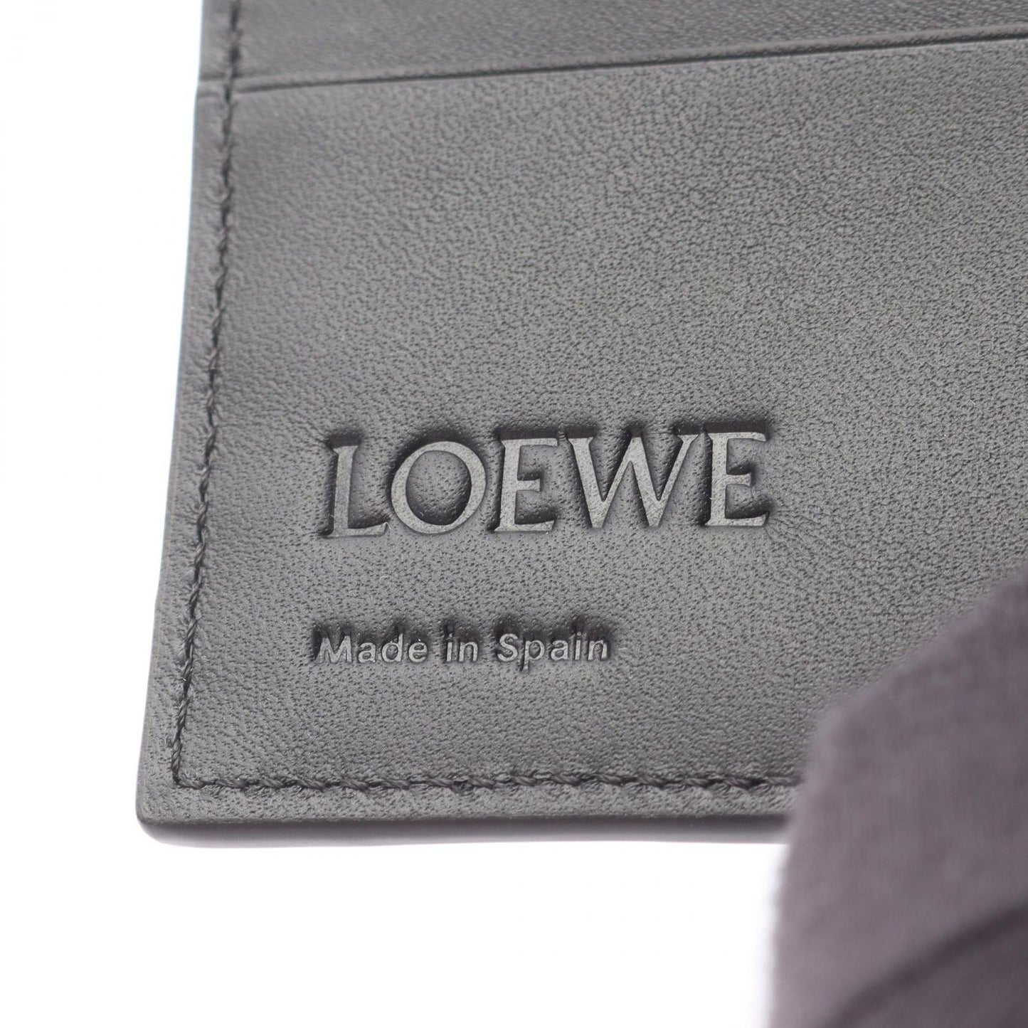 Loewe Bifold Wallet Puzzle Coin Black Leather — view 5