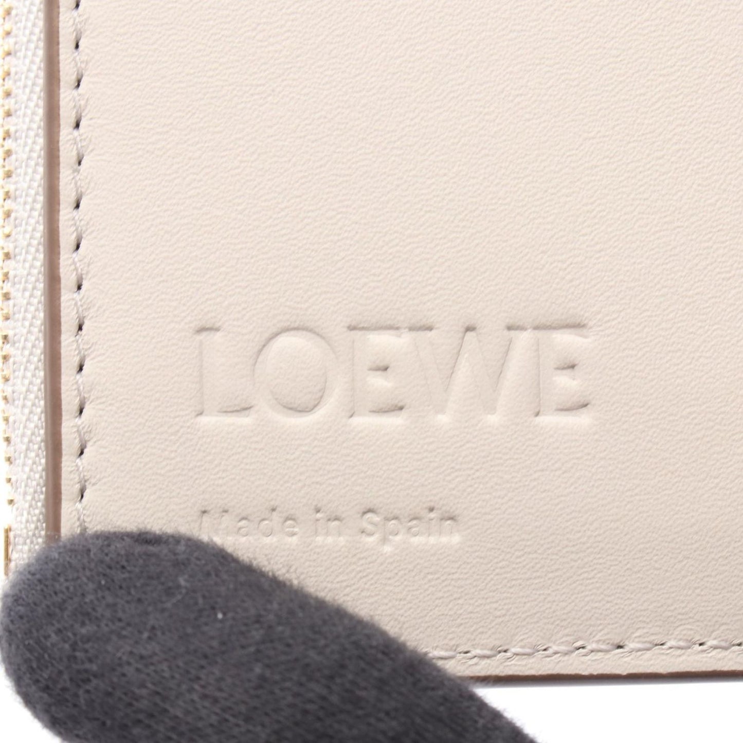 Loewe Trifold Wallet Anagram Vertical Small Lai Togo Leather — view 5