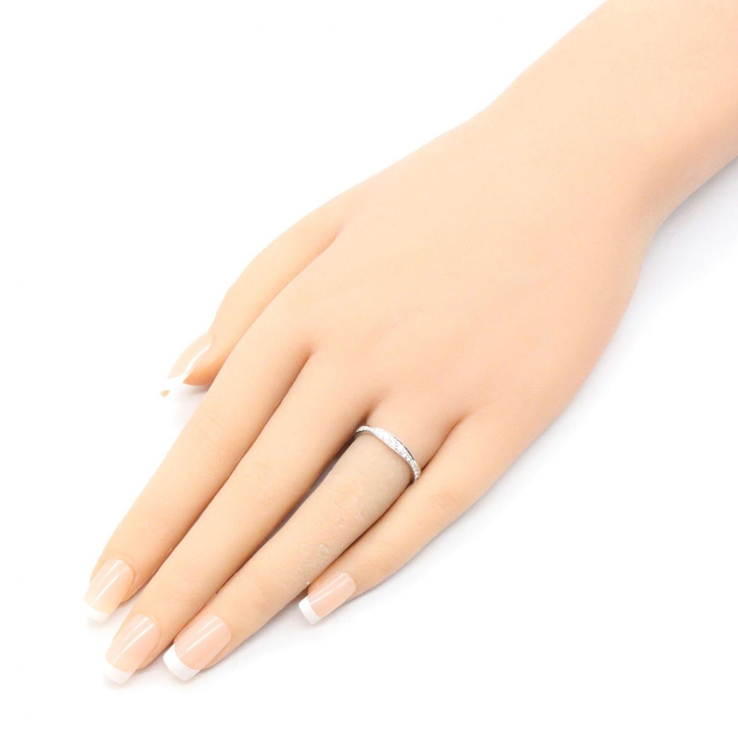 Harry Winston Ring Pave Wave Band Diamond — view 8