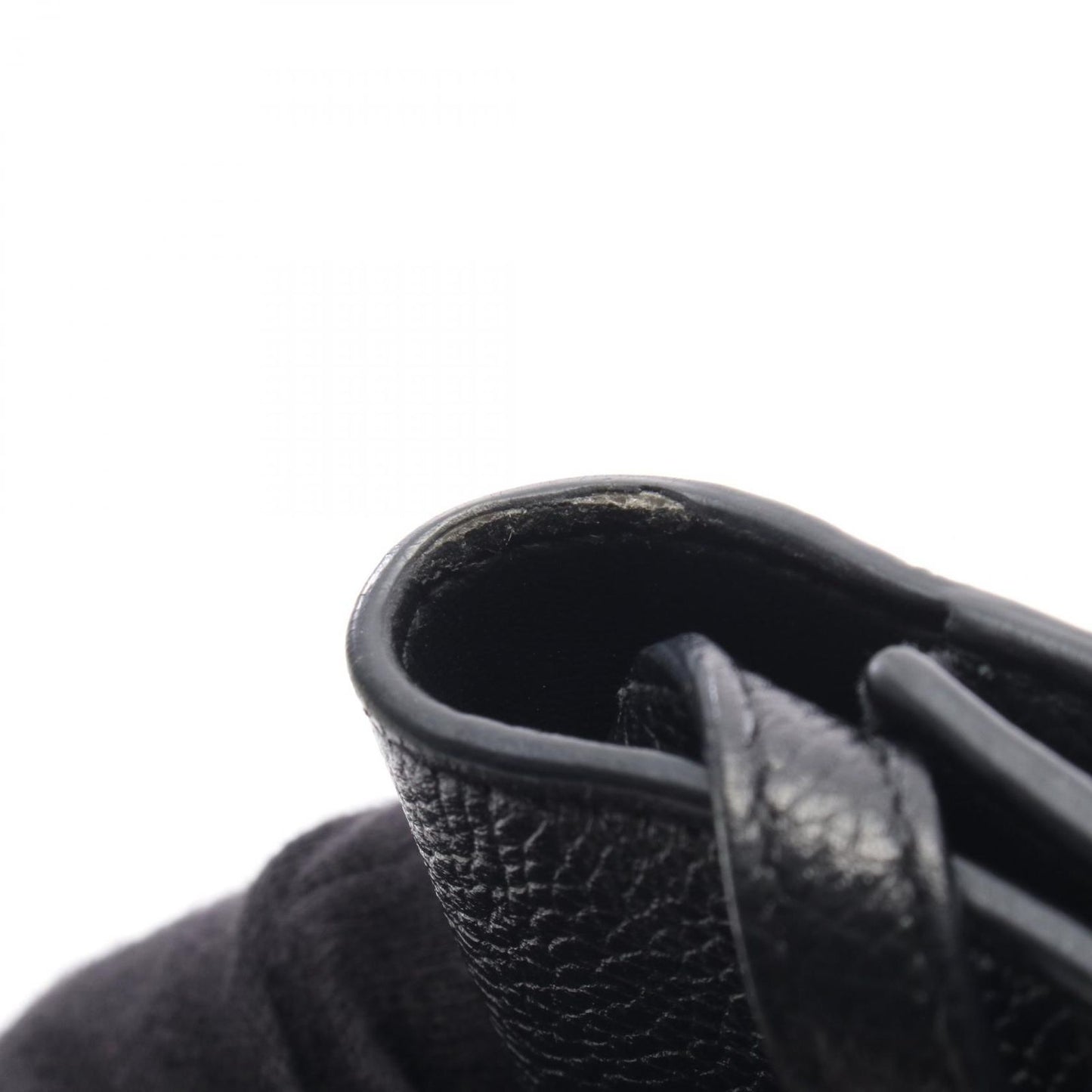 Balenciaga Shoulder Bag Logo Bag Black Leather — view 9