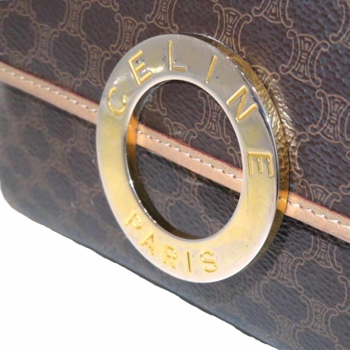 Celine Macadam Shoulder Bag Leather — view 9