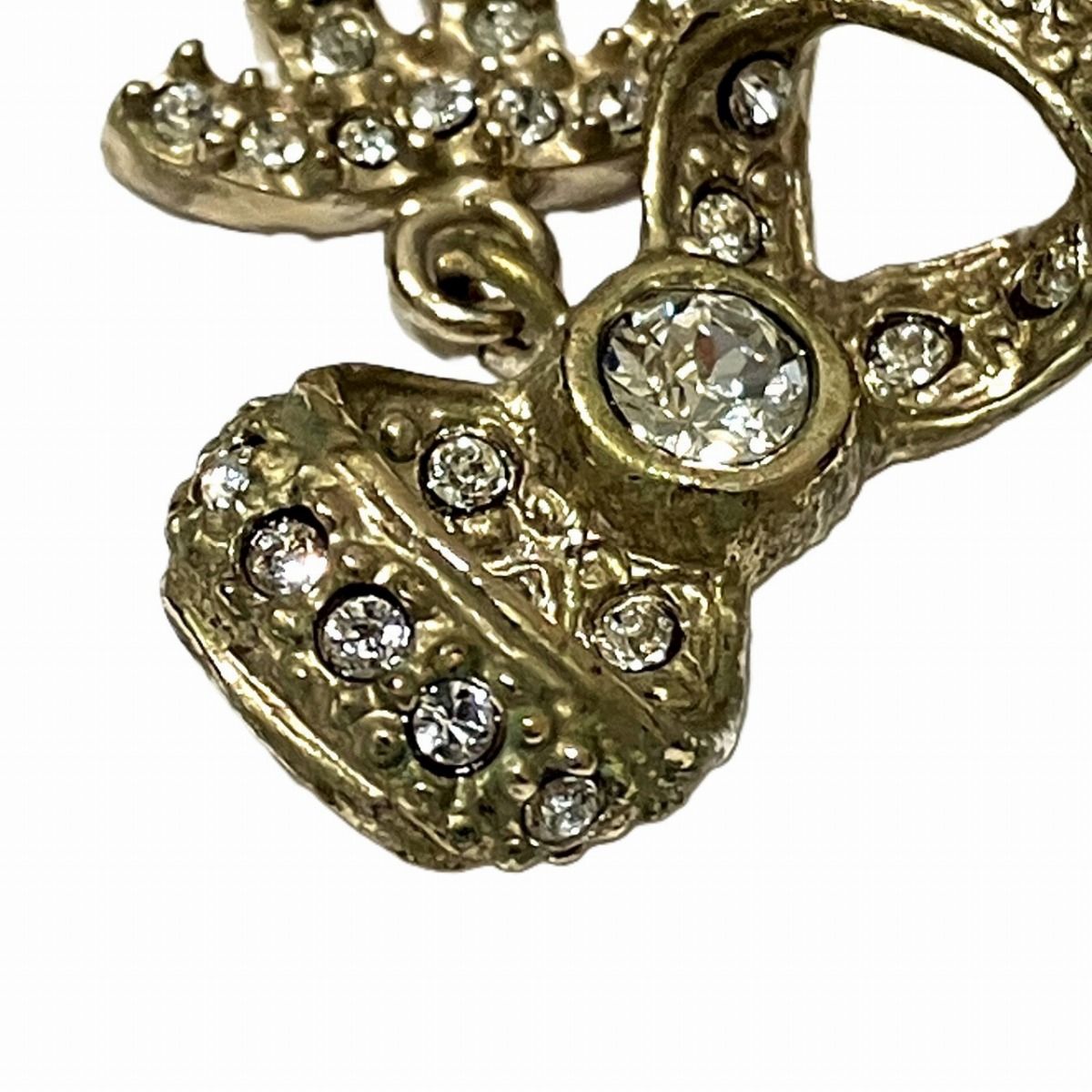 Chanel CC Logo Earrings Alloy — view 9