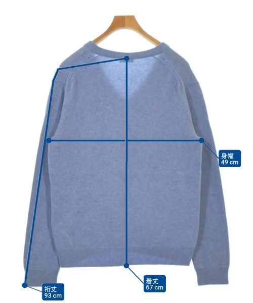Celine Knit Sweater Blue — view 6