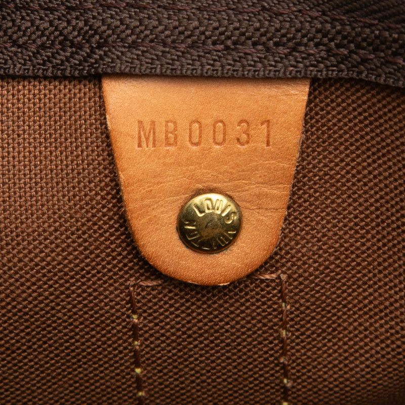 Louis Vuitton Monogram Keepall Bandouliere 50 Boston Bag 2-Way Brown Leather — view 6