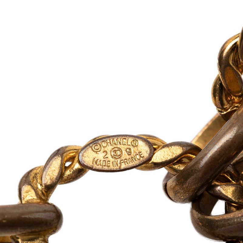 Chanel CC Logo Tsustrike leto Vintage Gold Plating 1 Belt — view 4