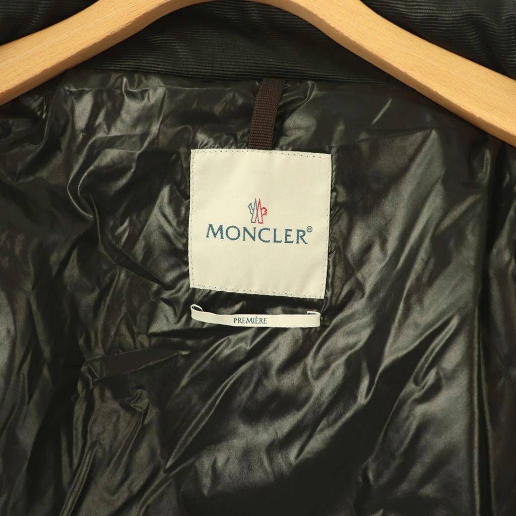 Moncler Premier Johanna Down Jacket Coat Double 1 Black ES — view 7
