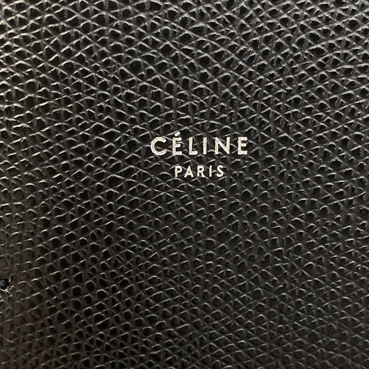 Celine Tote Vertical Cabas Mall Black Leather — view 9