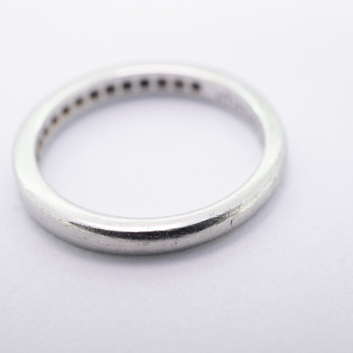 Tiffany & Co Ring Channel Half Eternity Platinum Diamond — view 9
