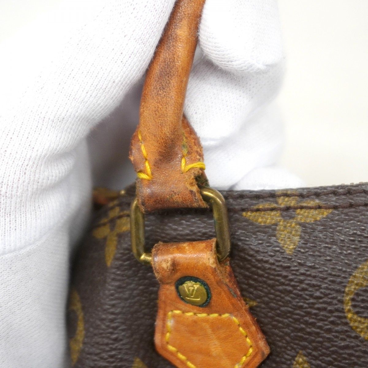 Louis Vuitton Handbag Monogram Mini Speedy Brown — view 9