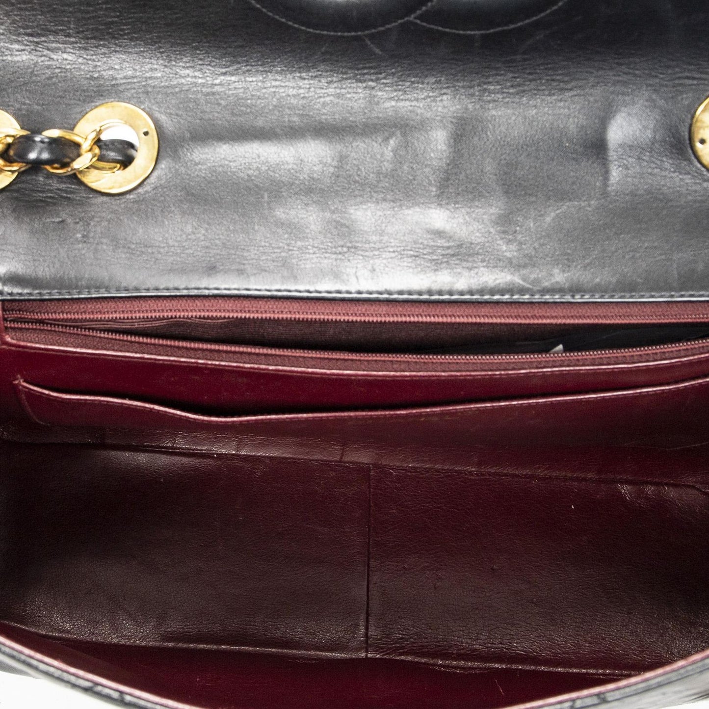 Chanel Maxi Jumbo XL Flap Black Quilted Lambskin Leather — view 9