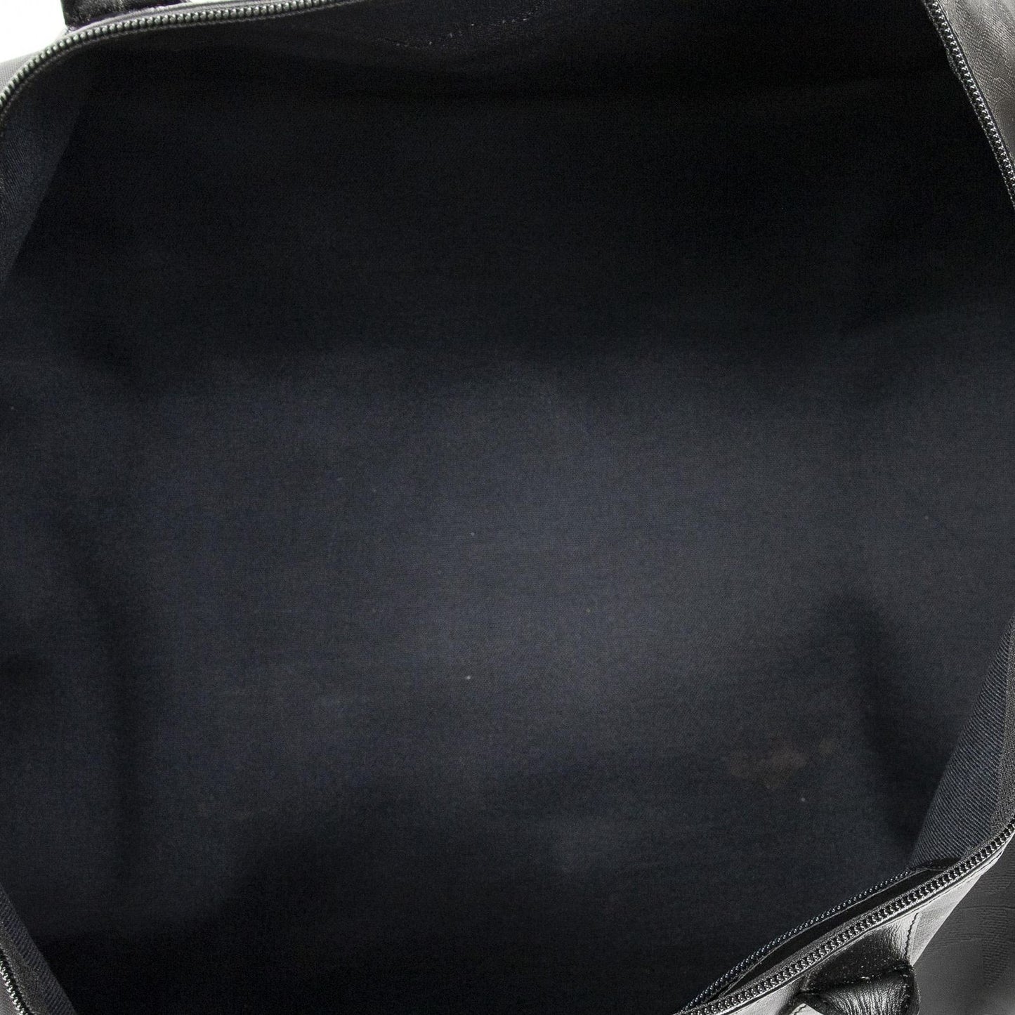 Dior Vintage Large Travel Boston Black Maxi Trotter Pattern Canvas Shoulder Bag — view 9