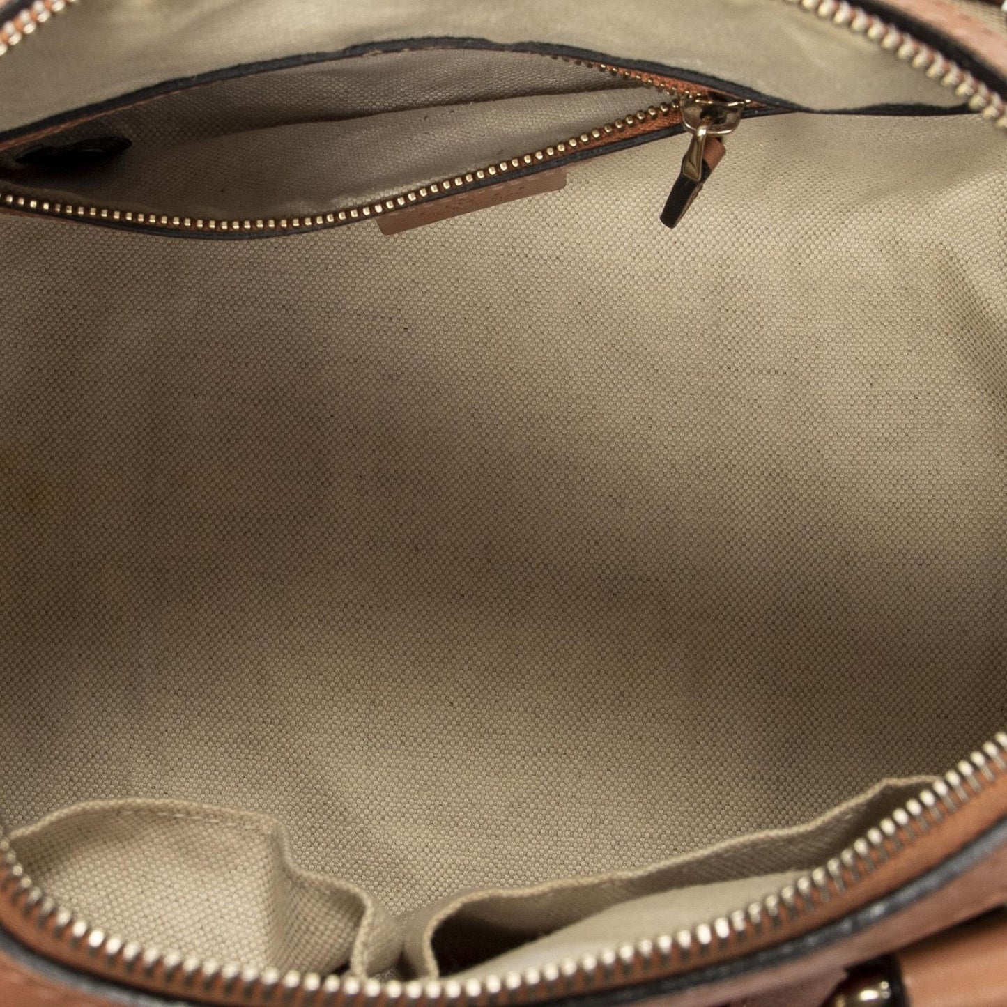 Gucci Small Web Joy Boston Bag Pink Beige GG Canvas — view 9