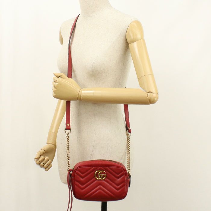 Gucci Mini Camera Bag GG Marmont Crossbody Quilted Leather — view 8