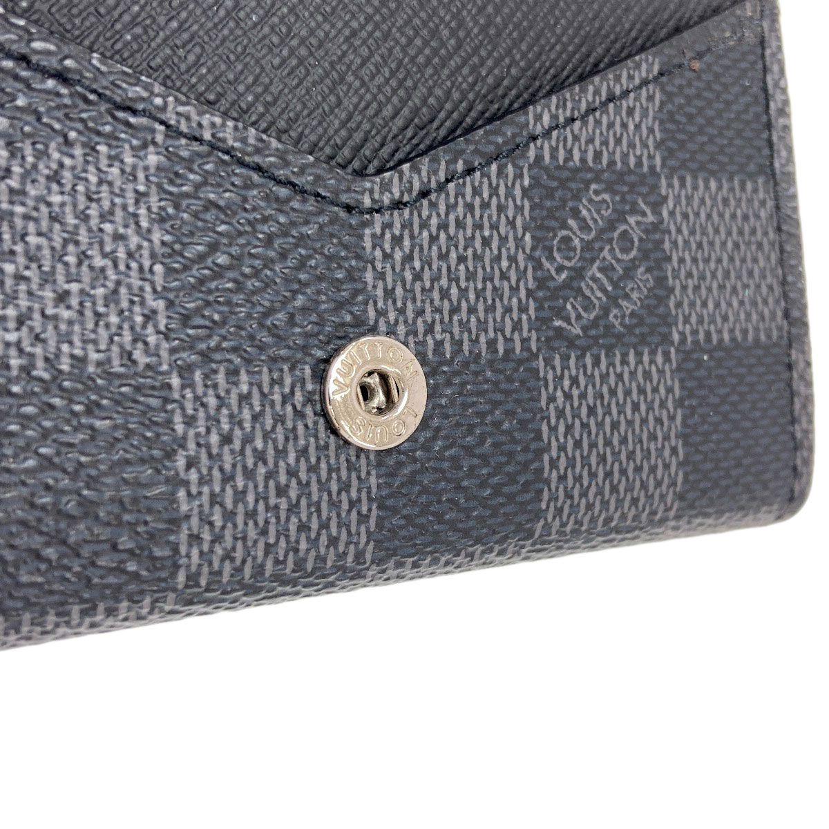 Louis Vuitton Business Card Holder Case Damier Canvas — view 9