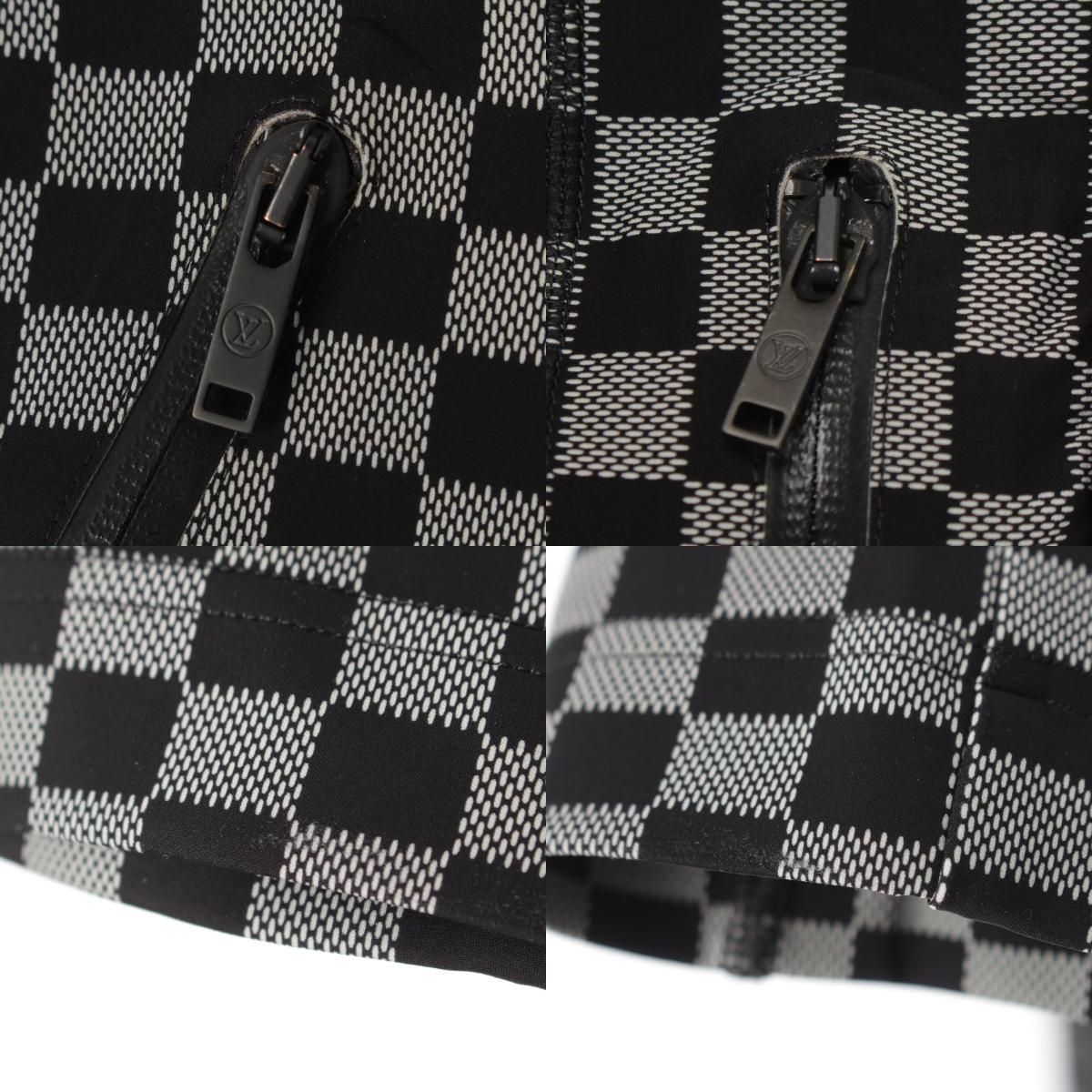 Louis Vuitton Nylon Damier Leggings Pants Black White 34 — view 9