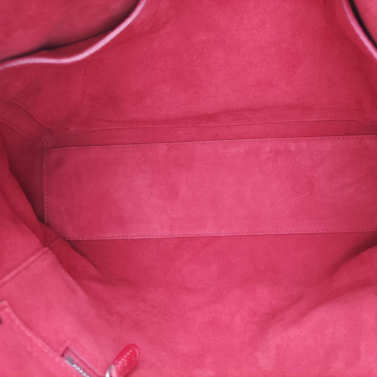 Dior Red Leather Handbag — view 9
