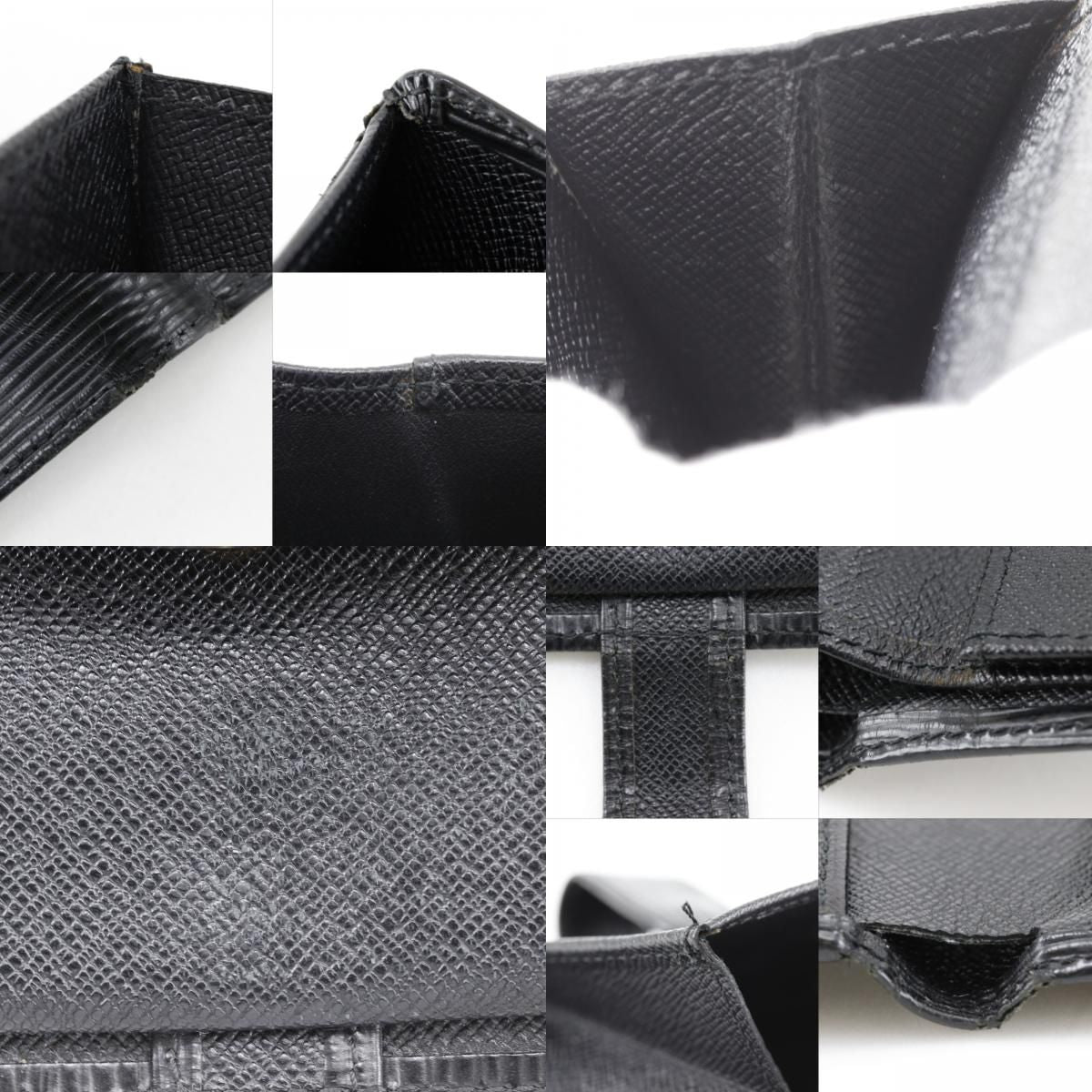 Louis Vuitton Porte Viet Compact Epi Leather Noir Black Bifold Wallet — view 9