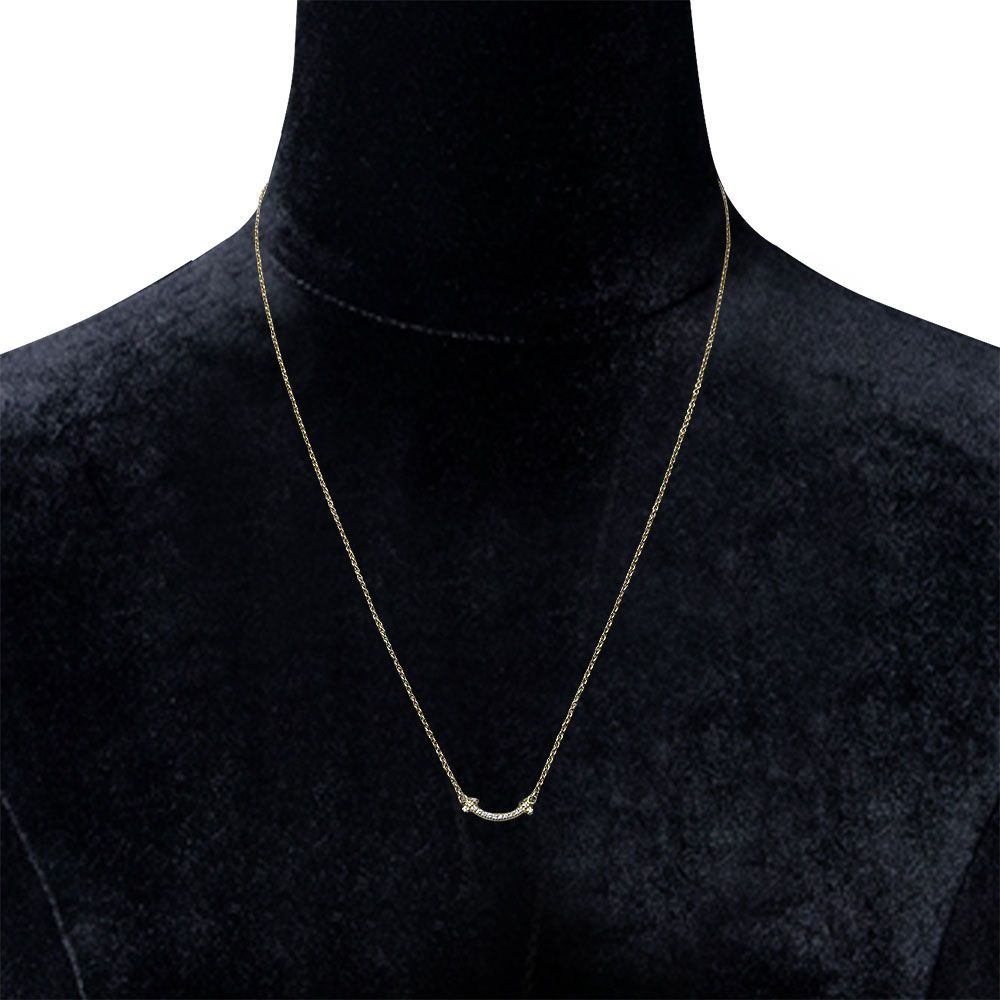 Tiffany & Co T Smile Mini Necklace — view 4