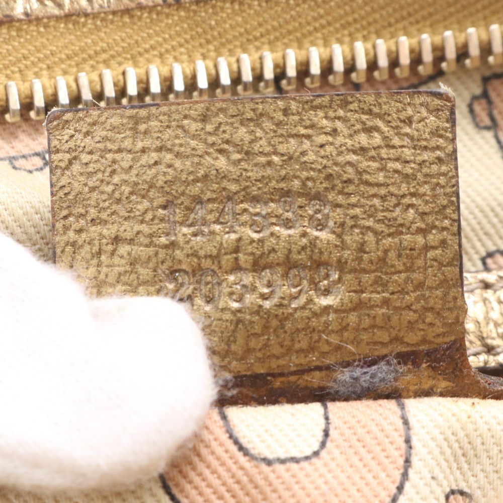Gucci GG Canvas Leather Shoulder Bag Crossbody Ebm — view 9