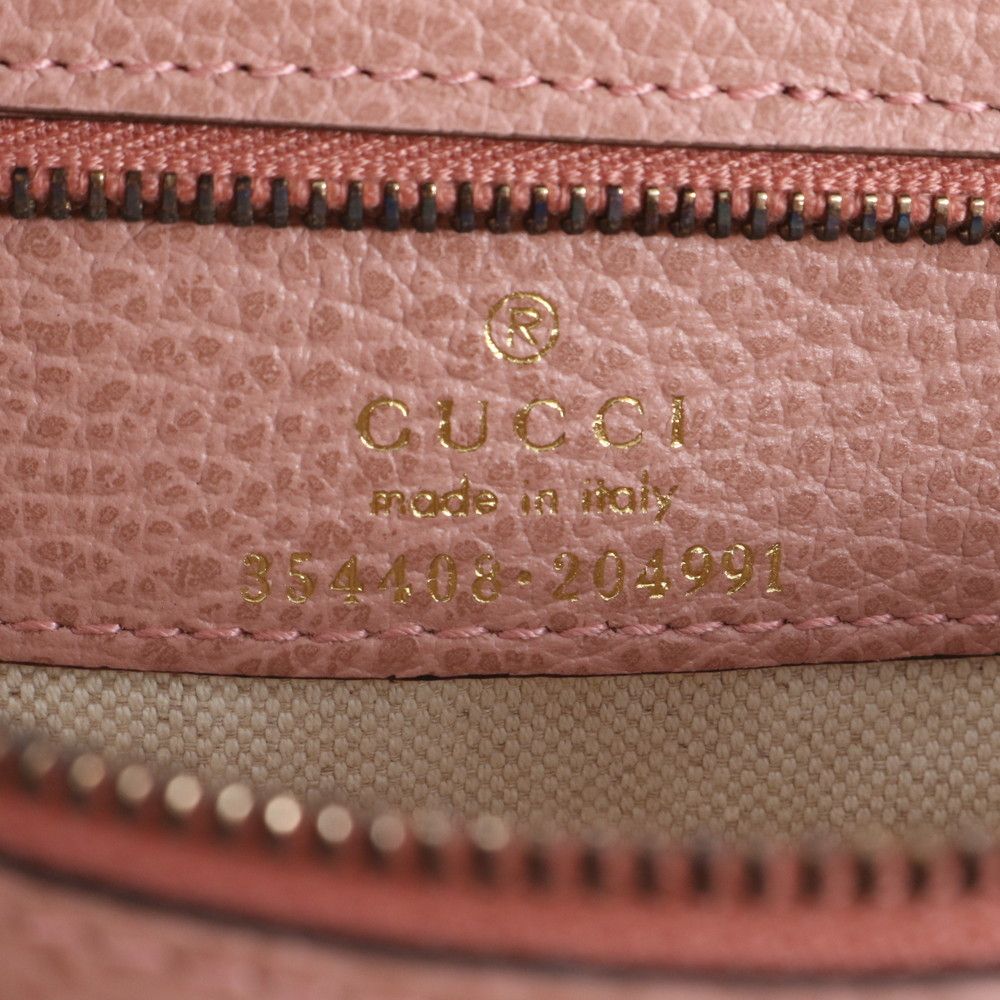 Gucci Swing Leather Tote Shoulder Hand Ebm — view 8