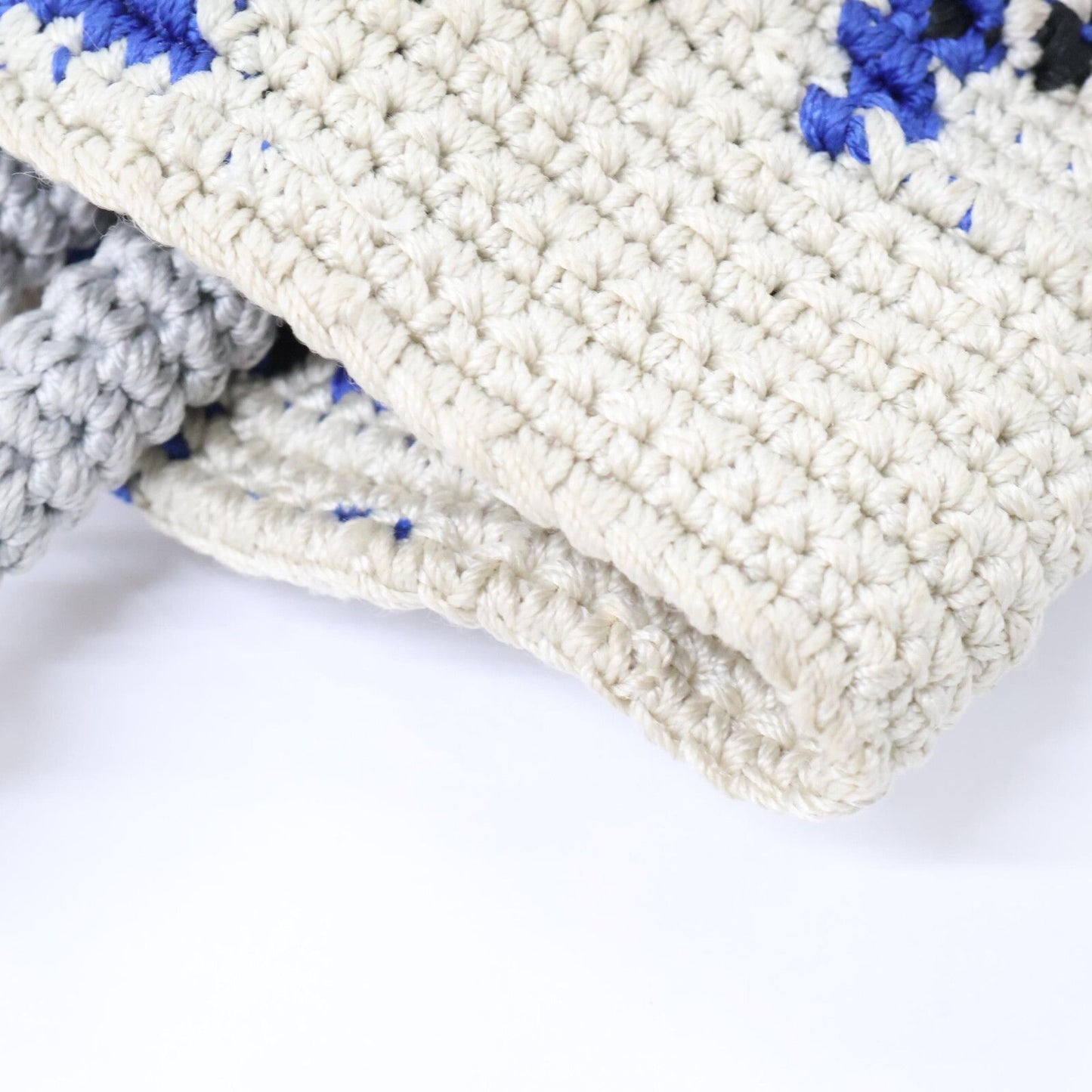 Miu Technical Yarn Trick Leather Strap Bag Charm — view 9
