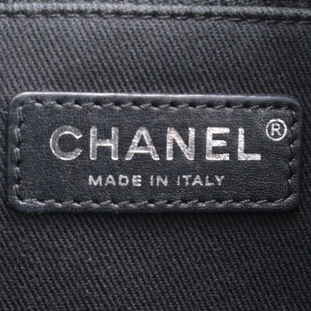 Chanel Air Line Leather Tote Shoulder Hand Eie — view 9
