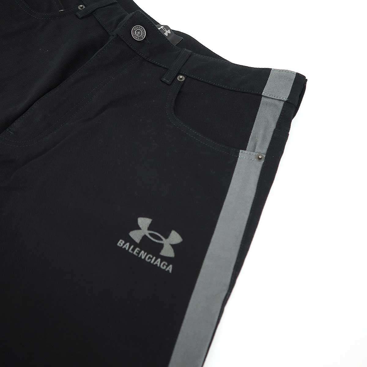 Balenciaga Under Armor Tracksuit Denim Pants Black XS — view 6