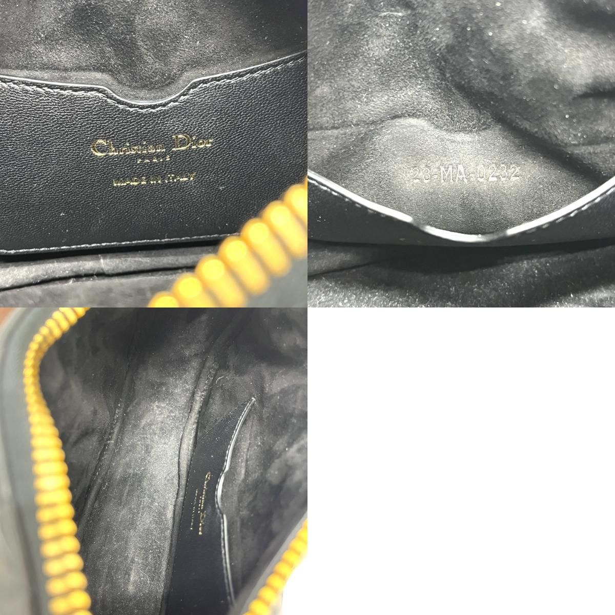 Dior Shoulder Bag Cannage Vibe Leather Black — view 9