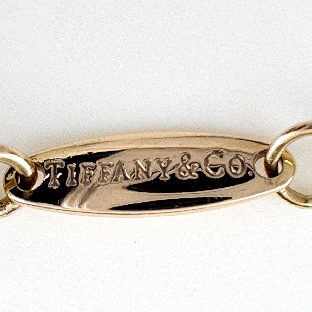 Tiffany & Co by the Yard Necklace PG Pink Gold Pendant Mere Diamond Elsa Peretti — view 6