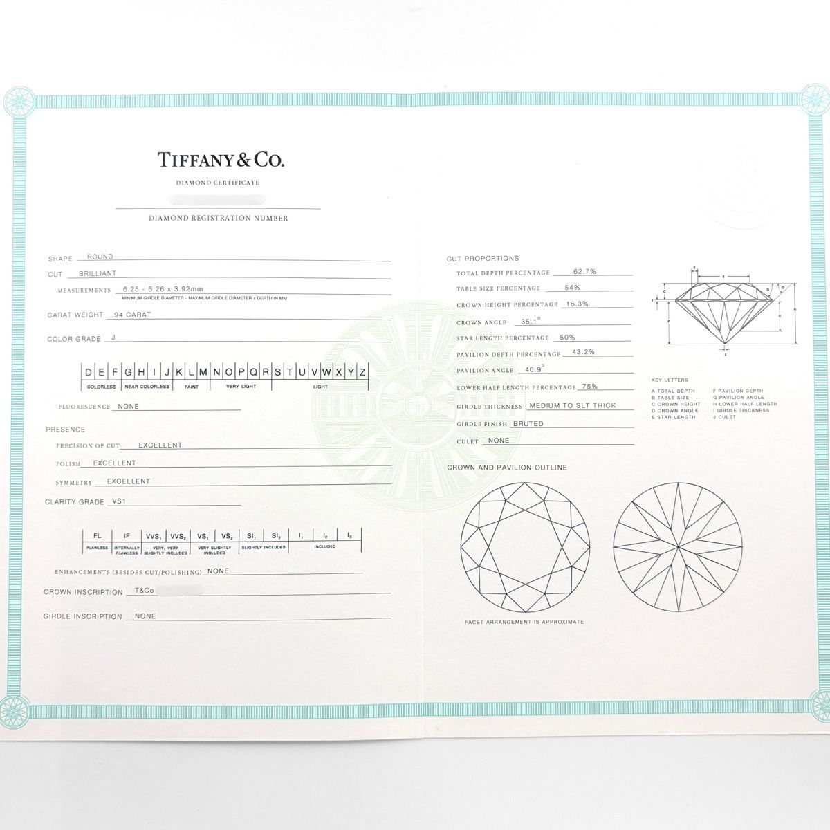 Tiffany & Co Diamond Necklace Platinum Pendant — view 7