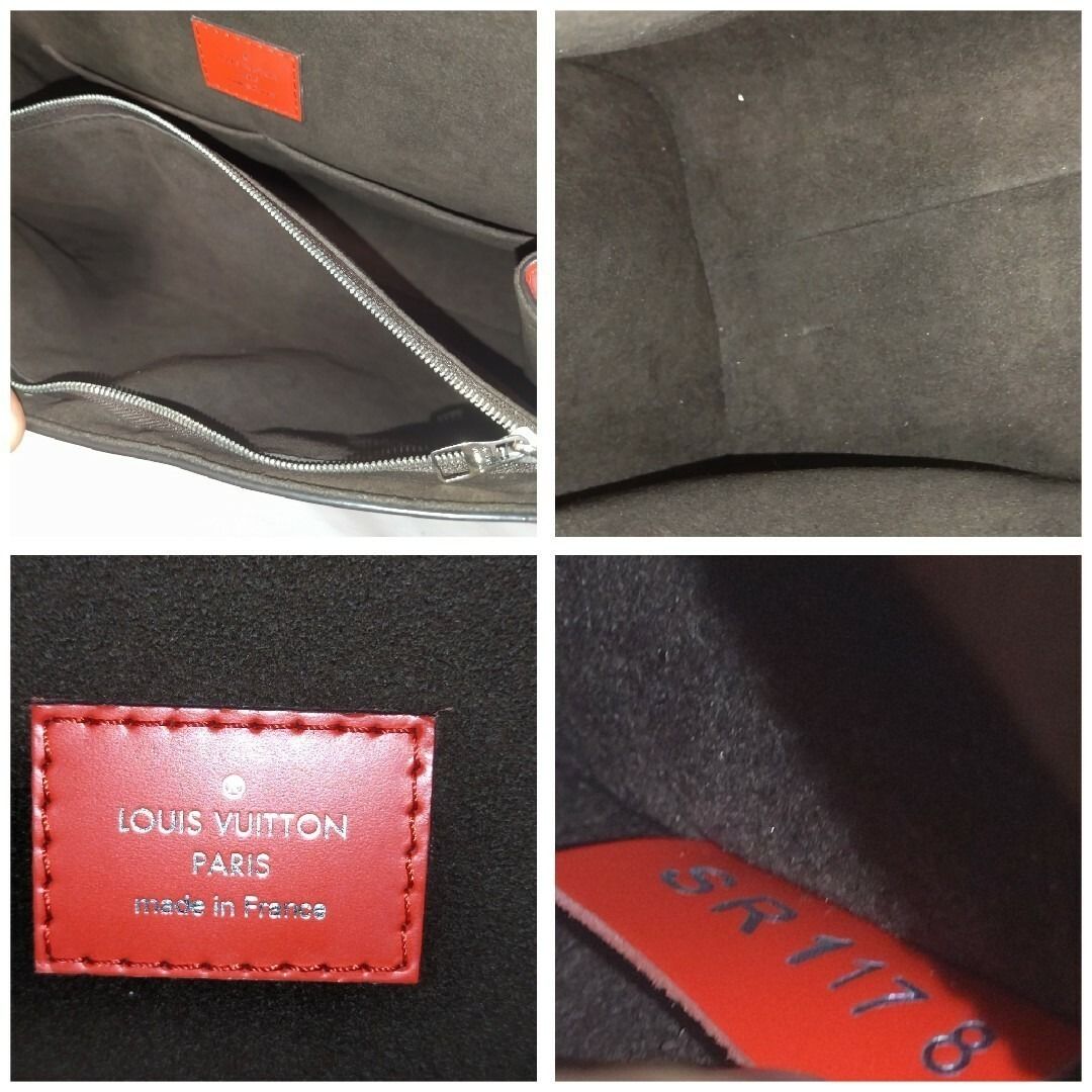 Louis Vuitton Cluny MM Epi Handbag Red — view 9