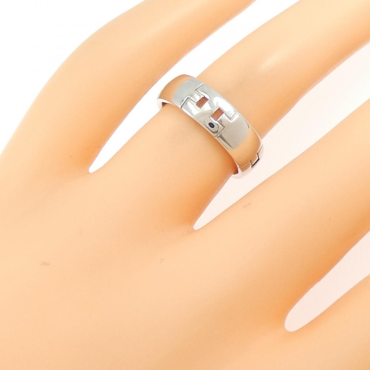 Hermes Cles Ring White Gold — view 4