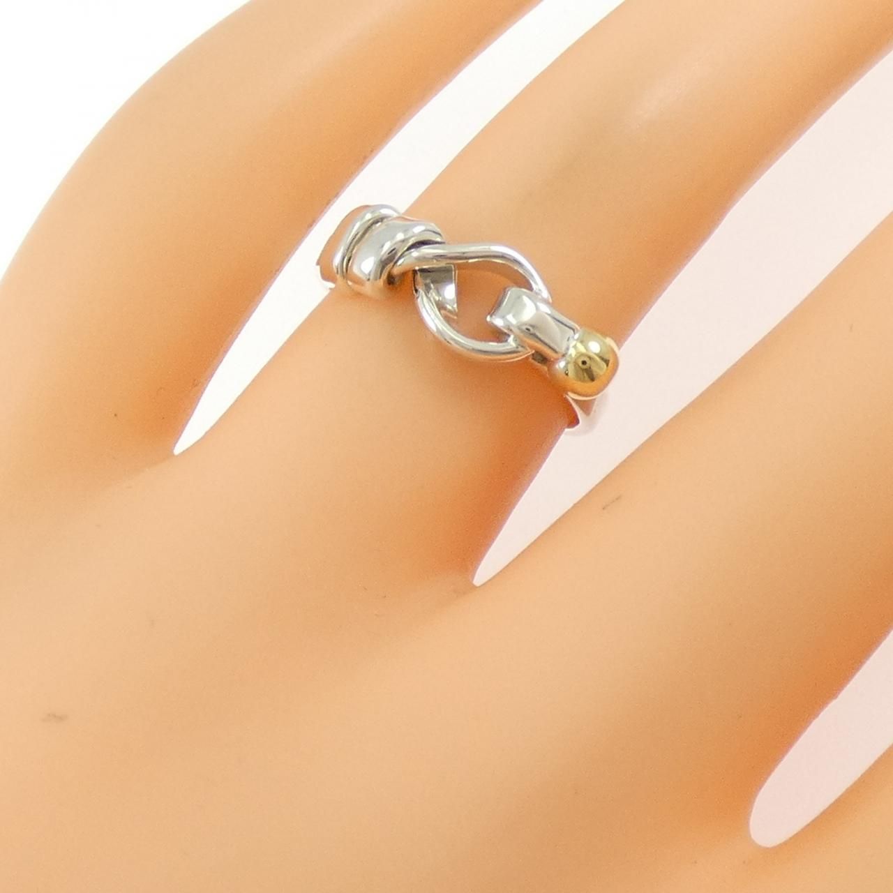 Tiffany & Co Vintage Flat Wire Love Knot Ring — view 5
