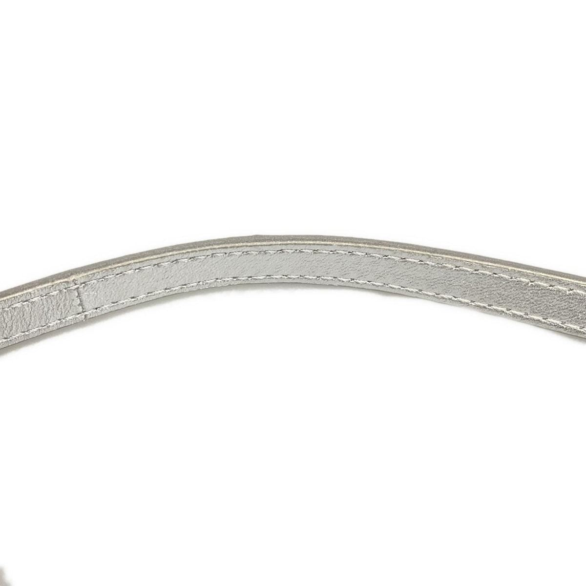 Tiffany & Co Shoulder Bag Padded Crossbody Silver Quilted Leather — view 9