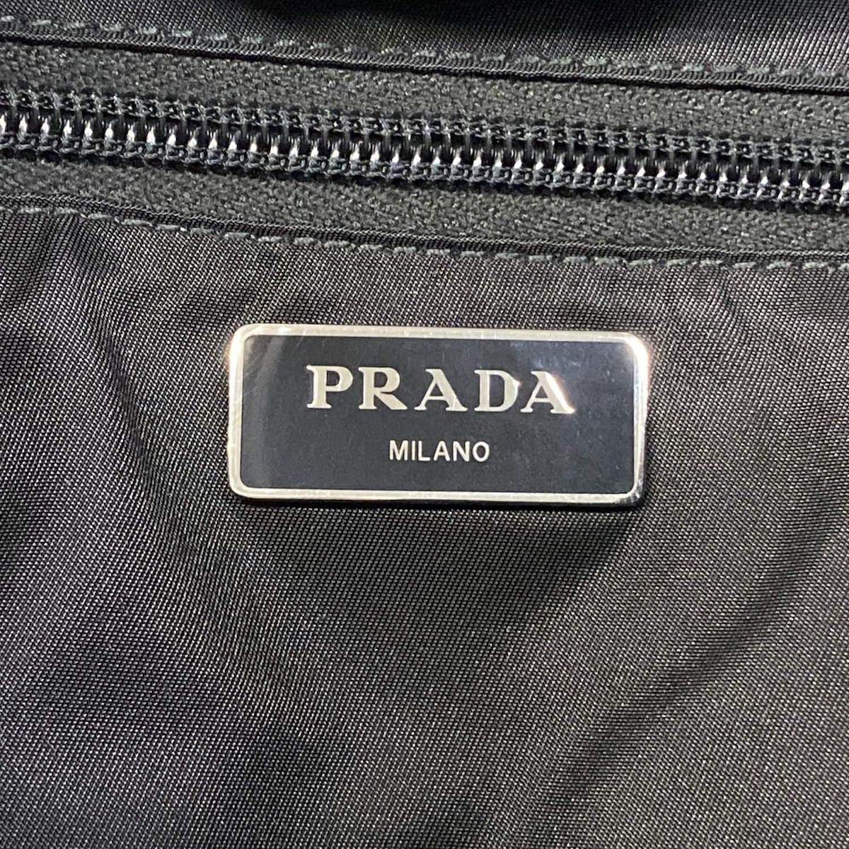 Prada Backpack Dark Green Black Multi — view 9