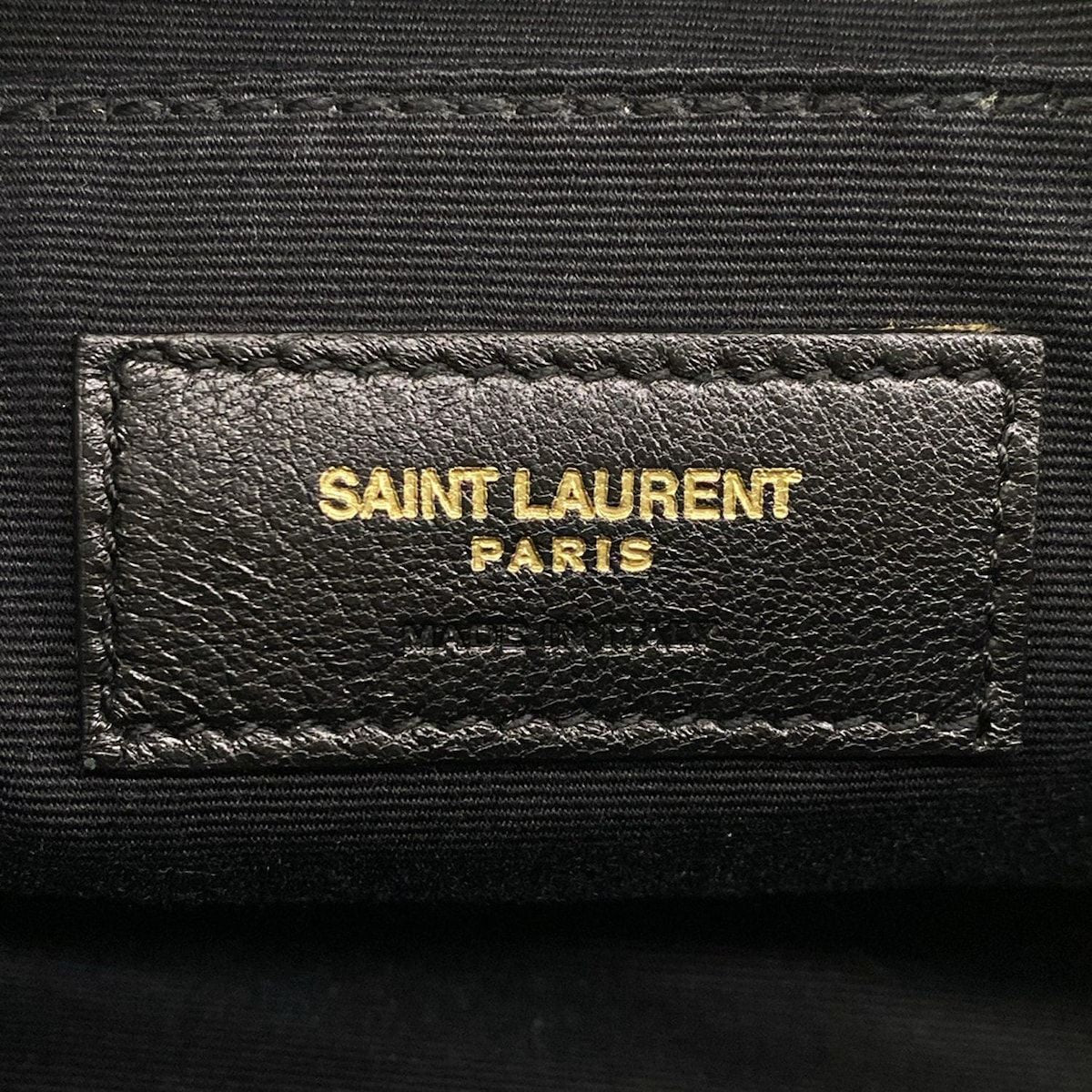 Saint Laurent Paris Waist Pouch Belt Bag Black Leather — view 9