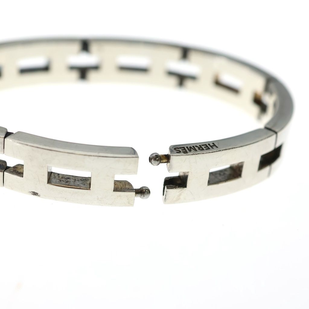 Hermes Vintage Motif Bracelet Silver — view 7