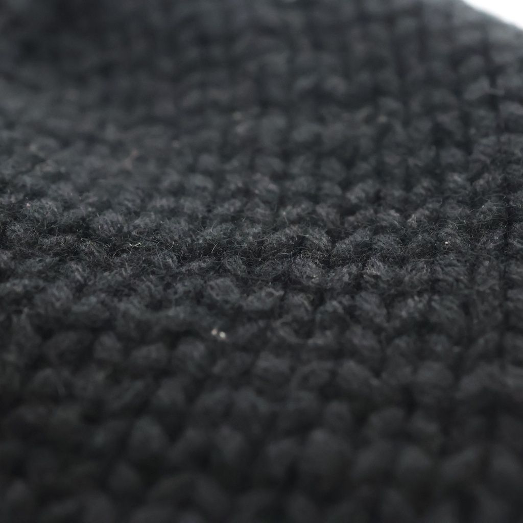 Chrome Hearts Beanie Cash Cross Patch Cashmere Knit Cap Hat Black — view 8