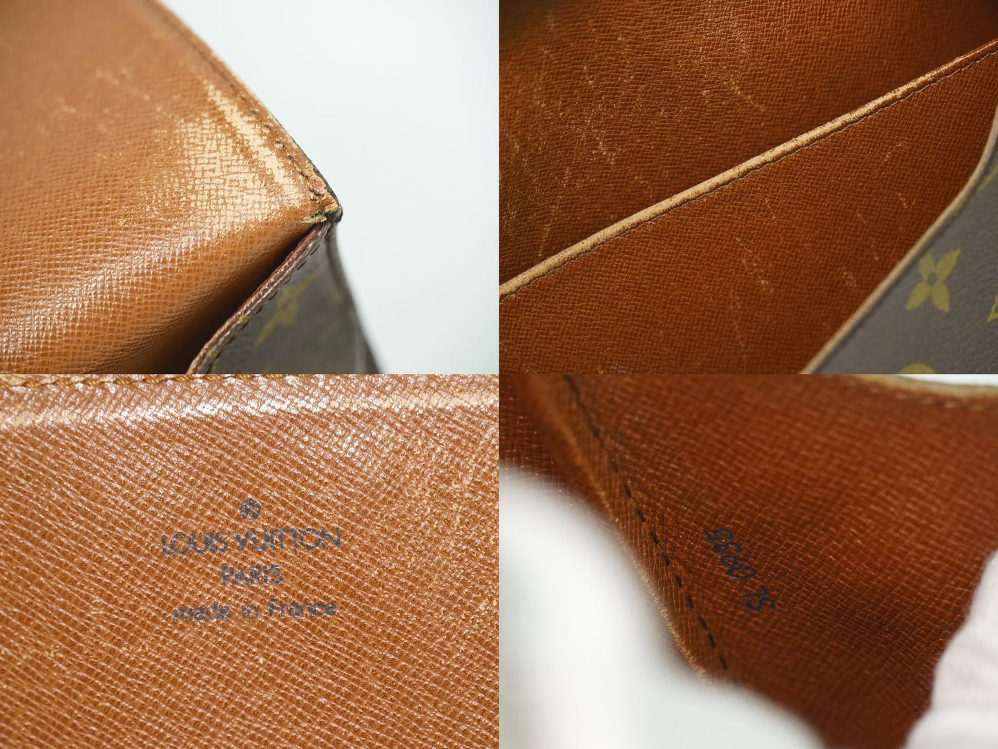 Louis Vuitton LV Cartouchiere 26 GM Monogram Shoulder Bag Pochette Brown — view 9