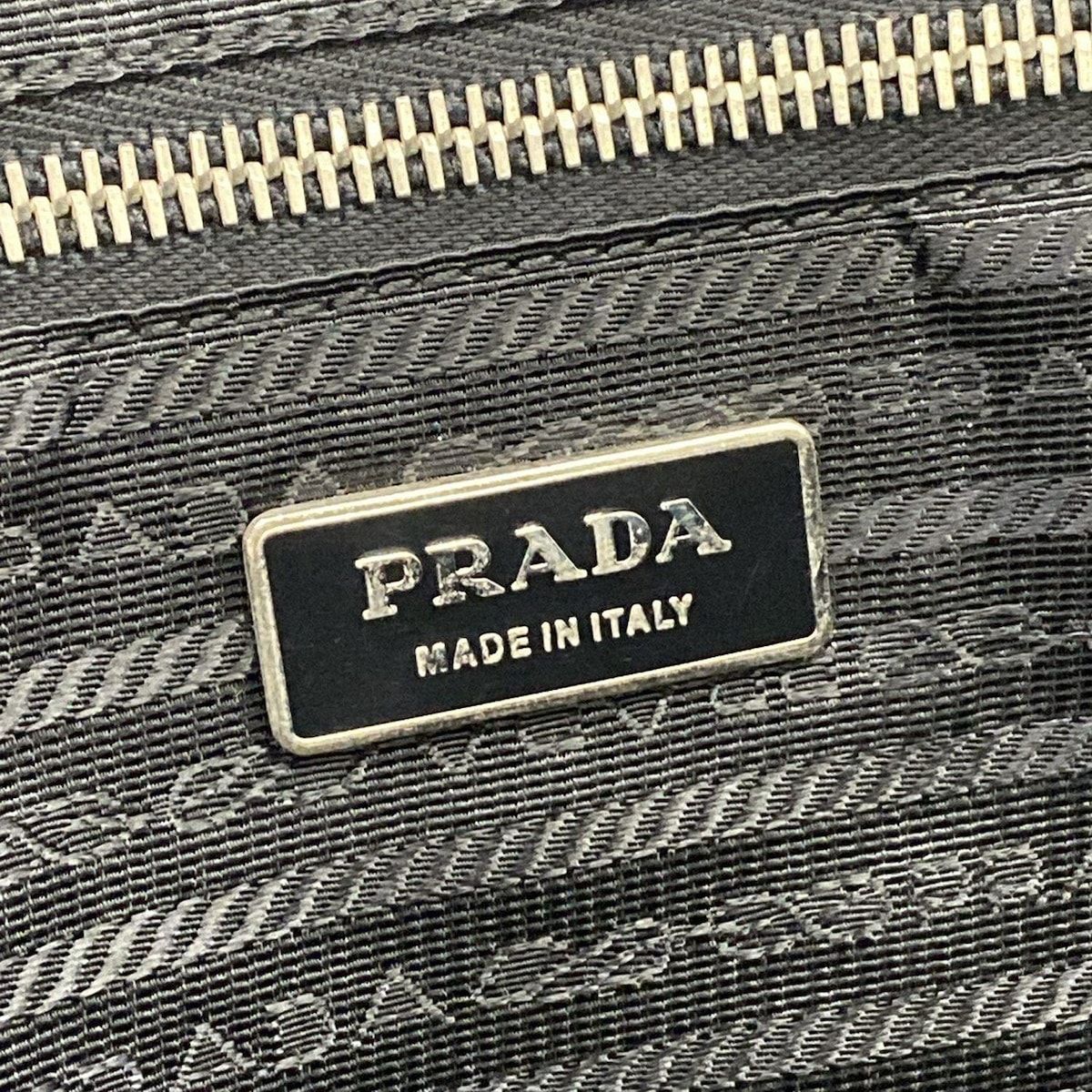 Prada Shoulder Bag Black Leather — view 9