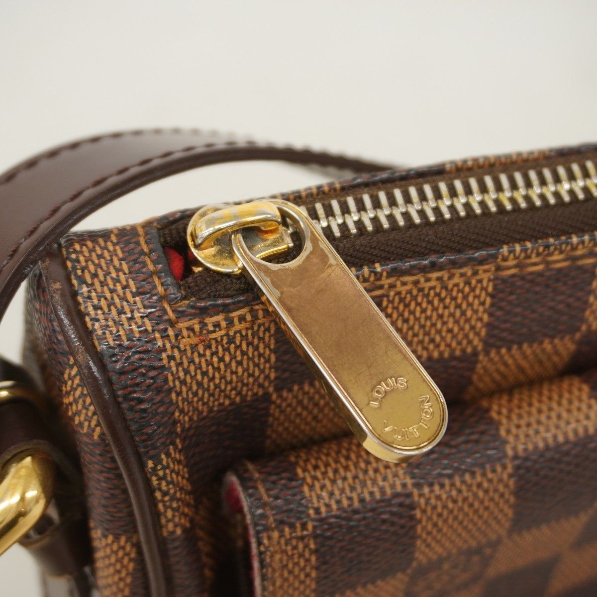 Louis Vuitton Shoulder Bag Damier Ravello GM Ebene — view 9