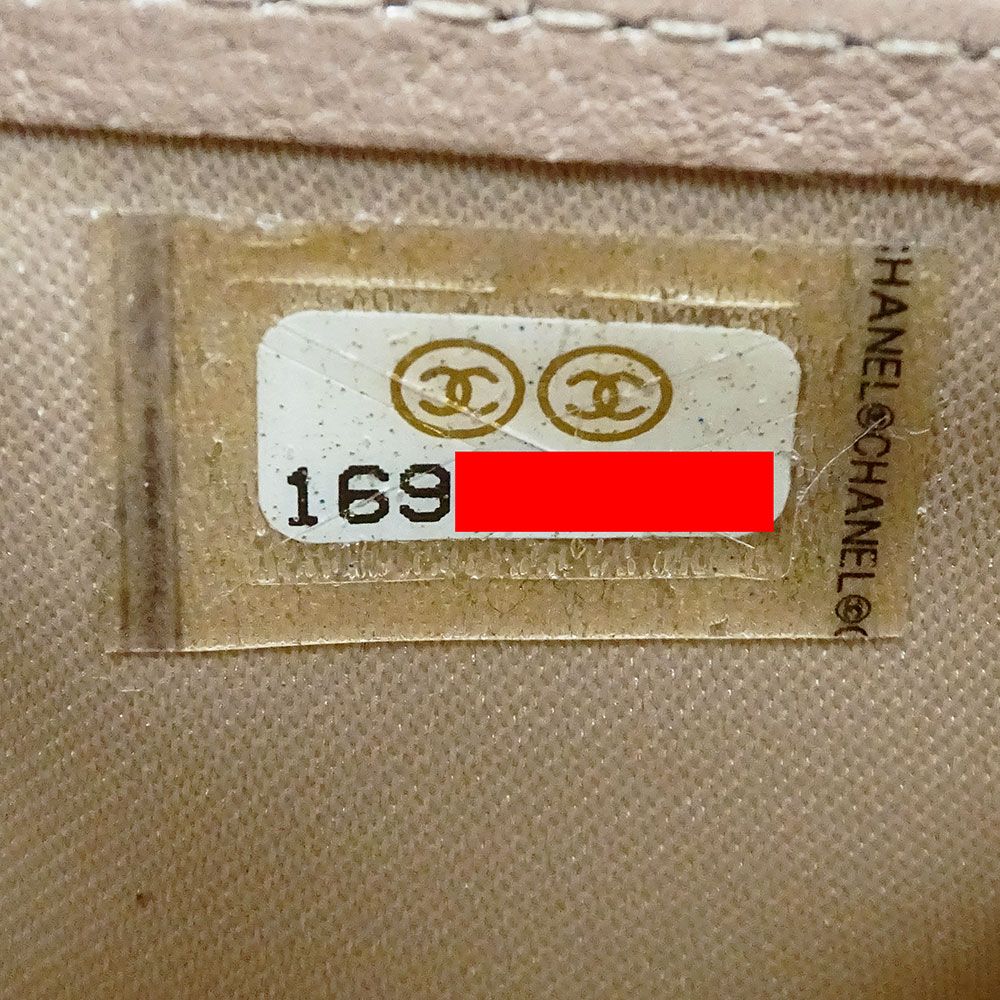 Chanel Wallet Camellia Lambskin Black Gold Zip Around Floral Pattern — view 9