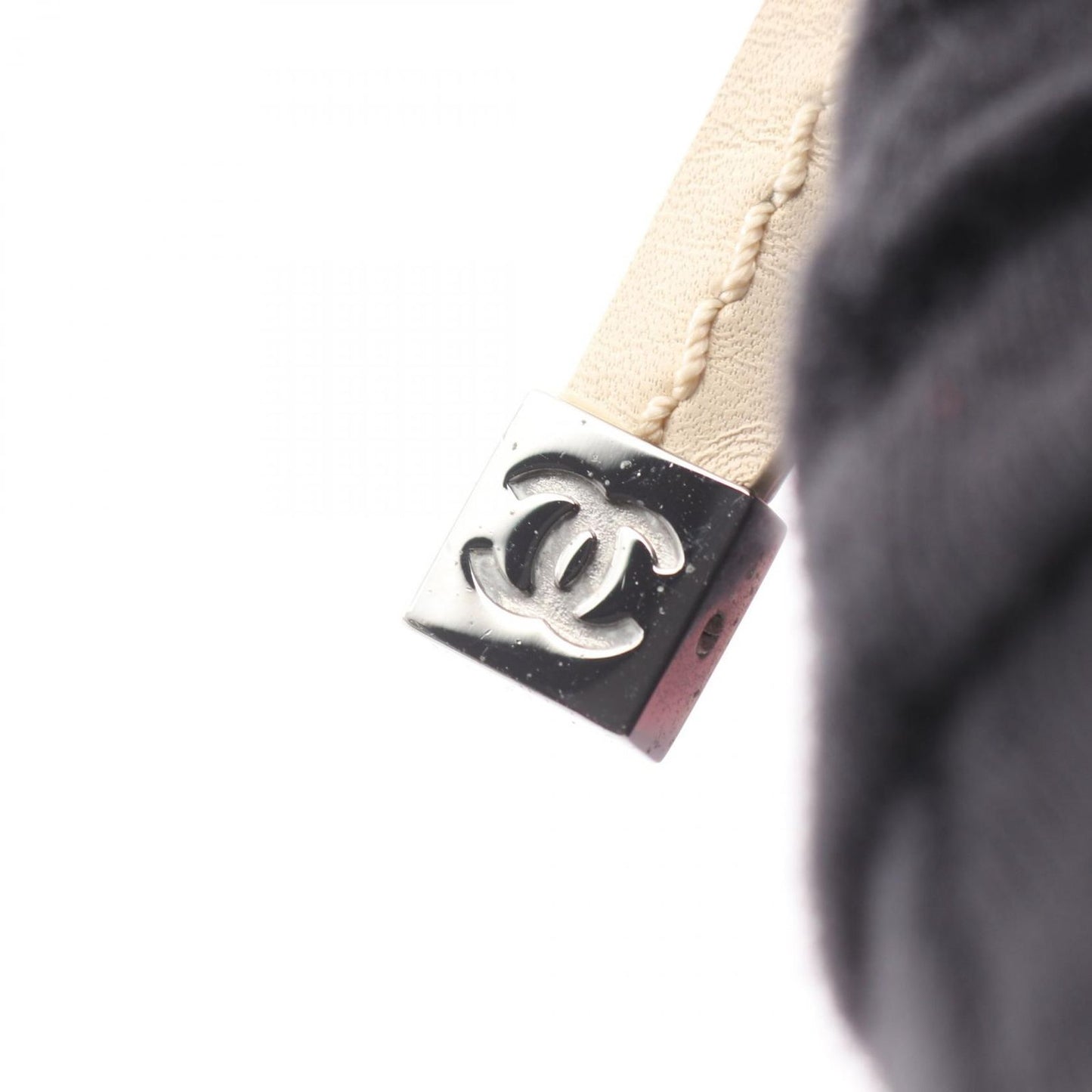 Chanel Choco Bar Camellia Pink Canvas Leather Bar Boston Bag — view 9