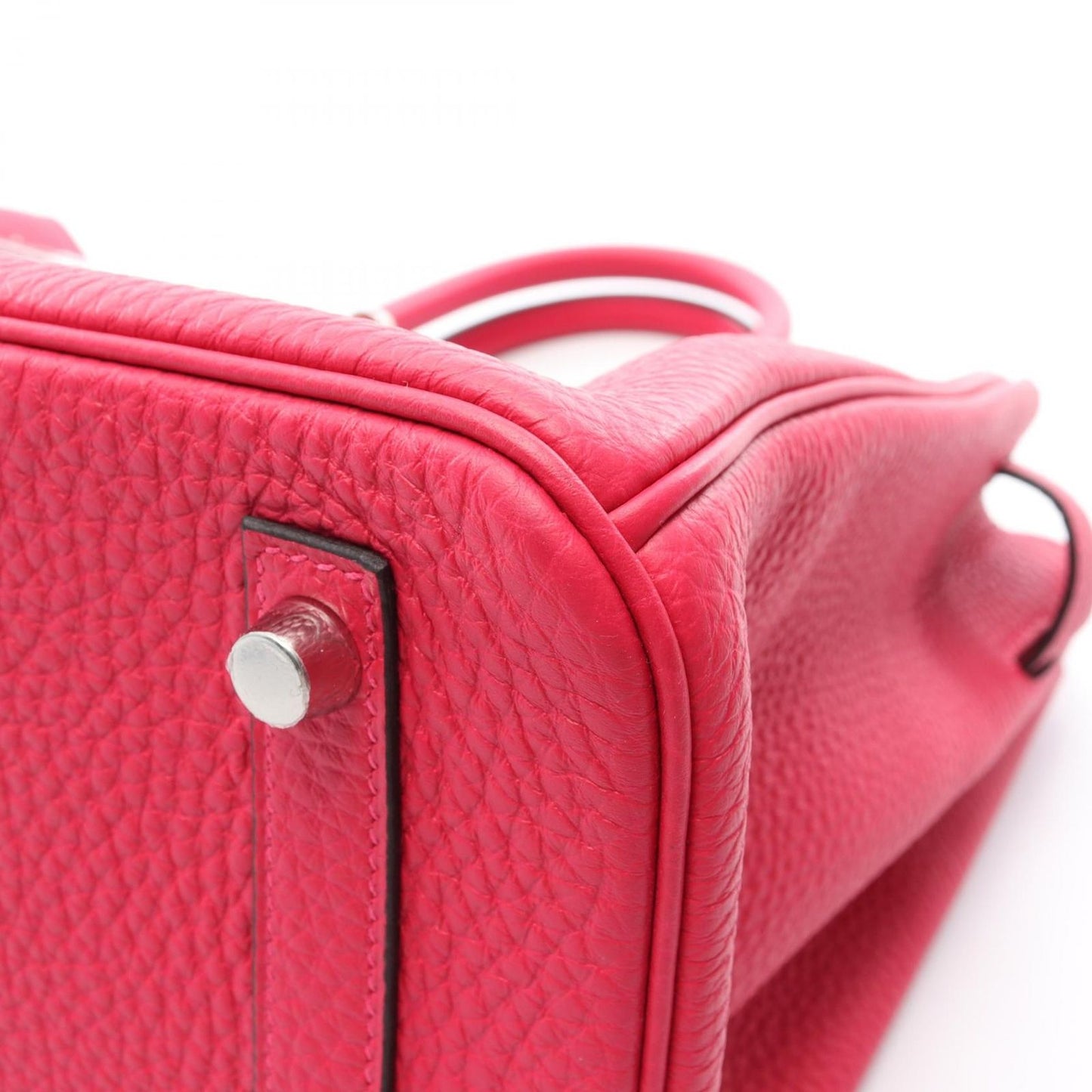 Hermes Handbag Birkin 30 Framboise Leather — view 7
