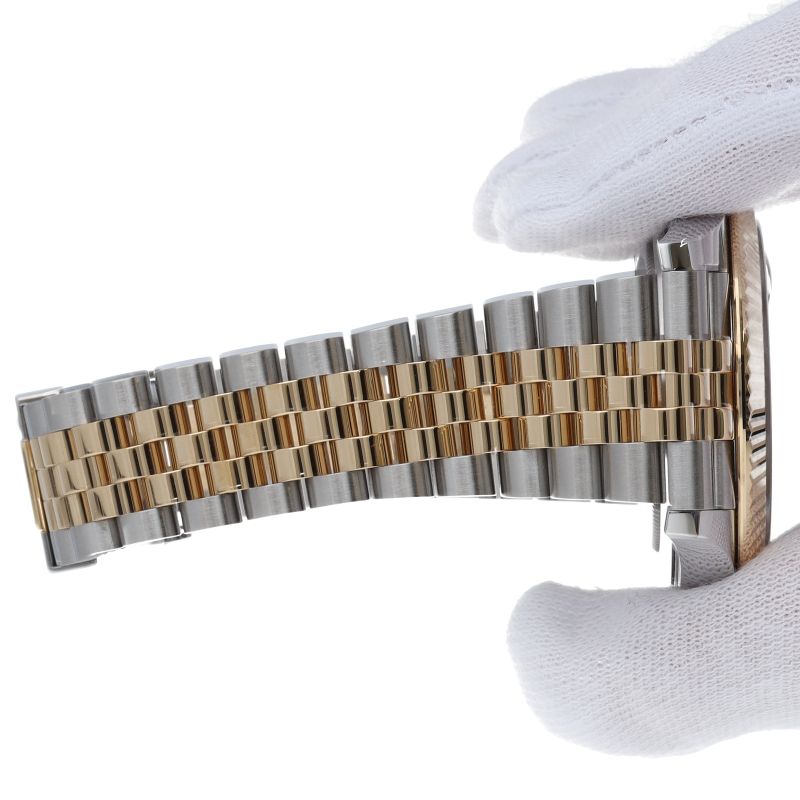 Rolex Datejust 41 Watch Jubilee Calf Troman Wimbledon Box 18k Yellow Gold — view 7