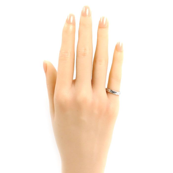 Chanel 18k White Gold Coco Crush Ring — view 7