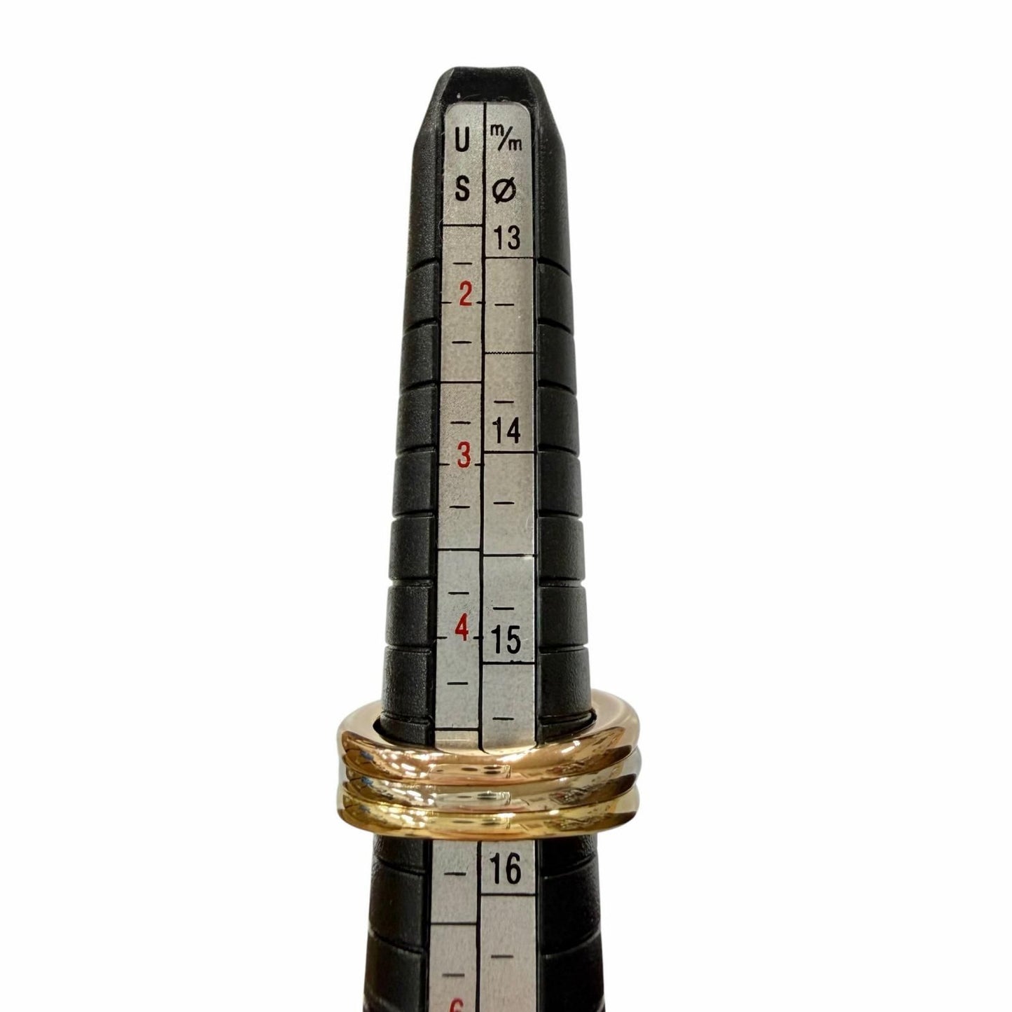 Cartier Mobilis 18k 750 Ring Yellow Gold Pink White — view 8