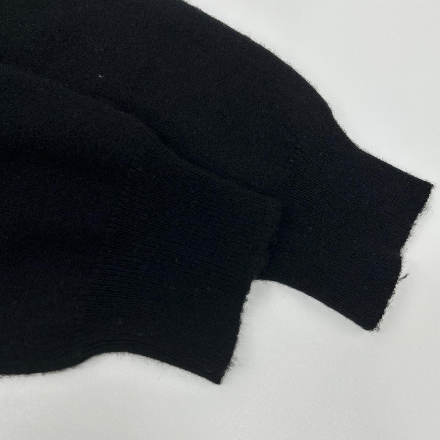 Moncler Mon Cles Black Cashmere Blend Crew Neck Knit Sweater — view 8