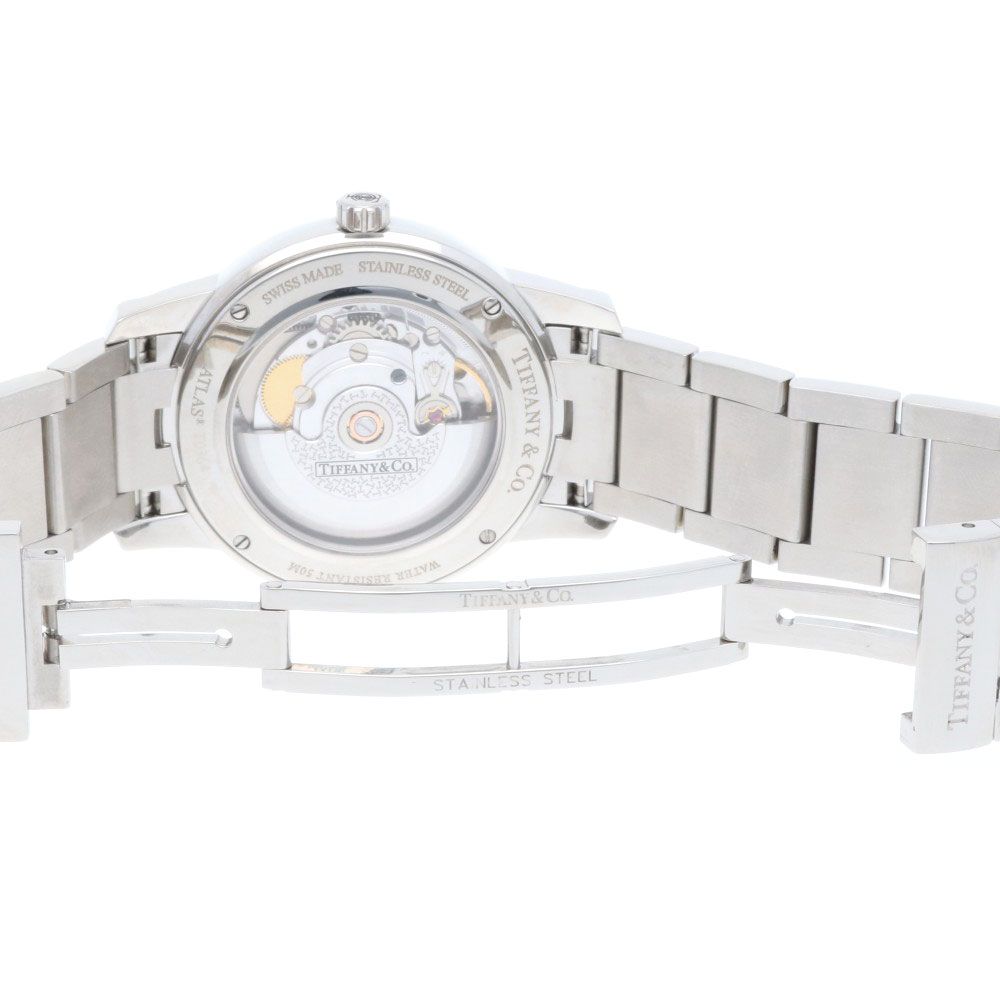 Tiffany & Co Atlas Dome Watch Stainless Steel Automatic Winding Overhauled — view 9
